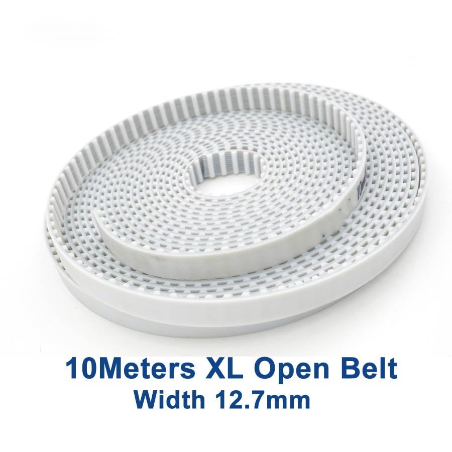 10メートルXLオープンタイミングベルト幅12.7mm同期ベルトXL-12.7ピッチ5.08mmPUポリウレタンスチールXLタイミン
