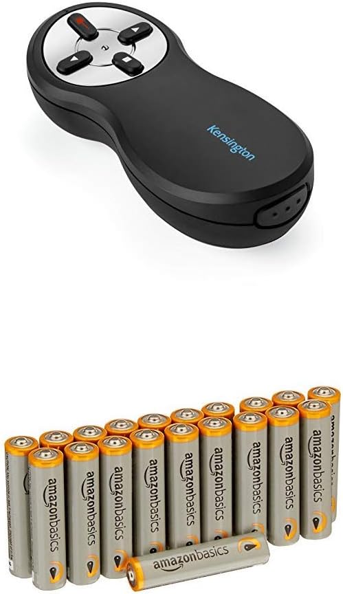 Kensington Wireless USB Presentation Clicker with Red Laser Pointer ...