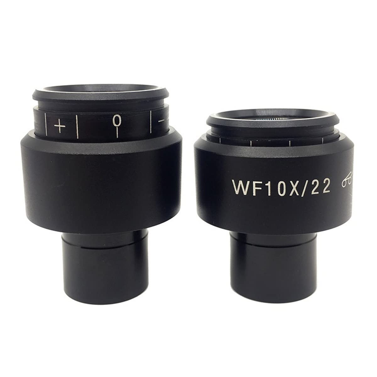 Mikroskop 1 sztuka WF10X/22 soczewki okularowe o wysokim wzroku do mikroskopu biologicznego 22 mm regulacja dioptrii WF10X 10X w pełni powlekany okular