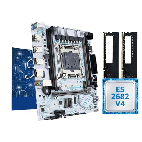 �݊���������܂�X99 �Q�[�~���O�}�U�[�{�[�h�R���{�AIntel Xeon E5 2682 V4�ADDR4 16GB (2*8G) 2133MHz �f���A���`���l���AM.2 NVME�A�f�X�N�g�b�v PC �ɑΉ��݊���������܂�