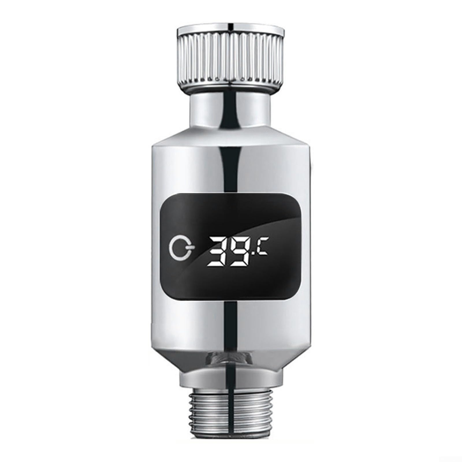 ABS LED Digital Shower Thermometer, Water Faucet Tap Temperature Thermometer for Household Bathroom, Fit for 1/2 Inch Pipe Fitting