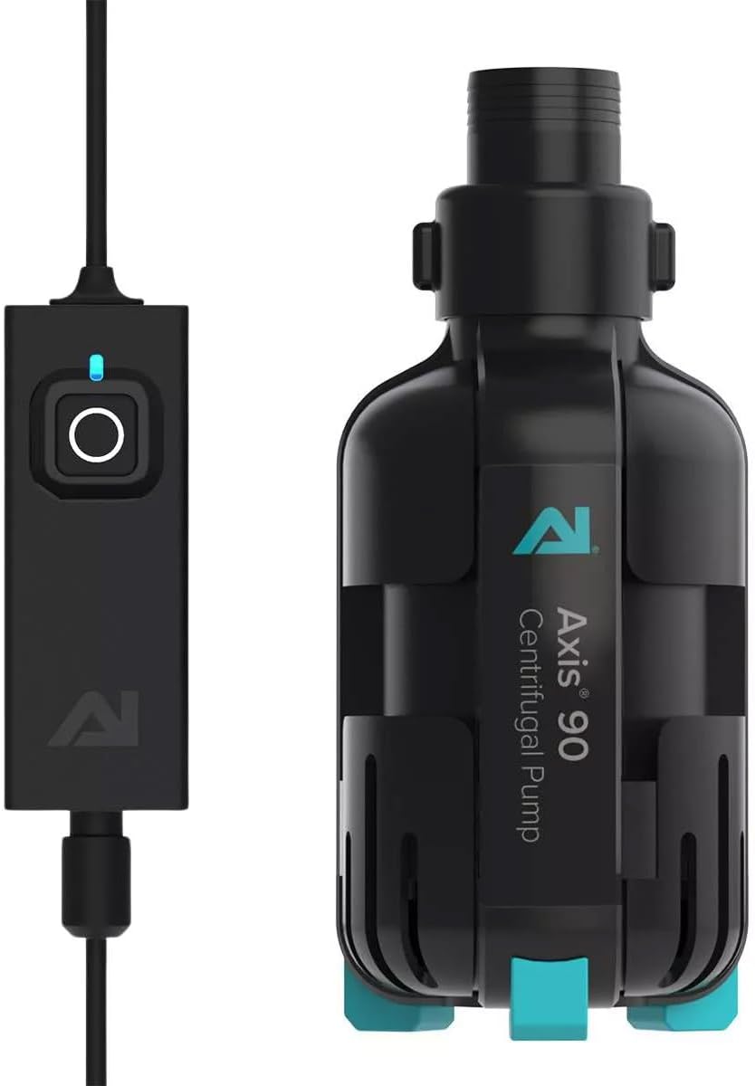 AquaIllumination AI Axis Centrifugal Smart Controllable Aquarium Pump - 400 GPH, Ultra Quiet Energy Efficient (Axis 40)