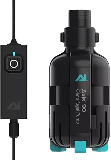 AquaIllumination AI Axis 90 Smart Controllable Aquarium Return Pump – 925 GPH Ultra Quiet Energy Efficient DC Pump with Wireless App Control for Freshwater & Saltwater Aquariums up to 90 Gallons