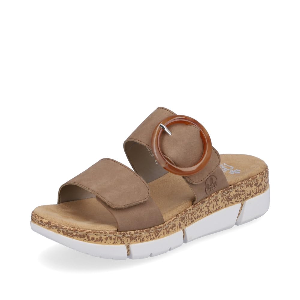 Rieker Femme Chaussures Basses V2392, Dame Mocassin,Chaussons