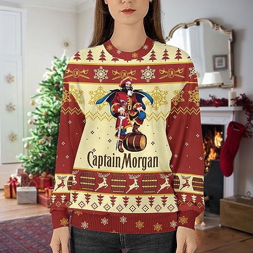 Ugly Christmas Sweater for Men & Women – Funny Vodka Bottle Pullover for Holiday, Party or Gag Gift4