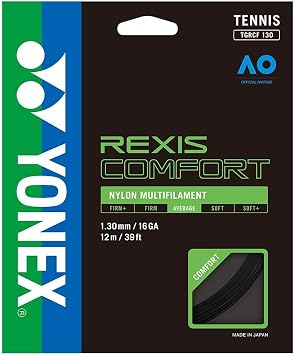 YONEX Rexis Comfort Tennis String Black