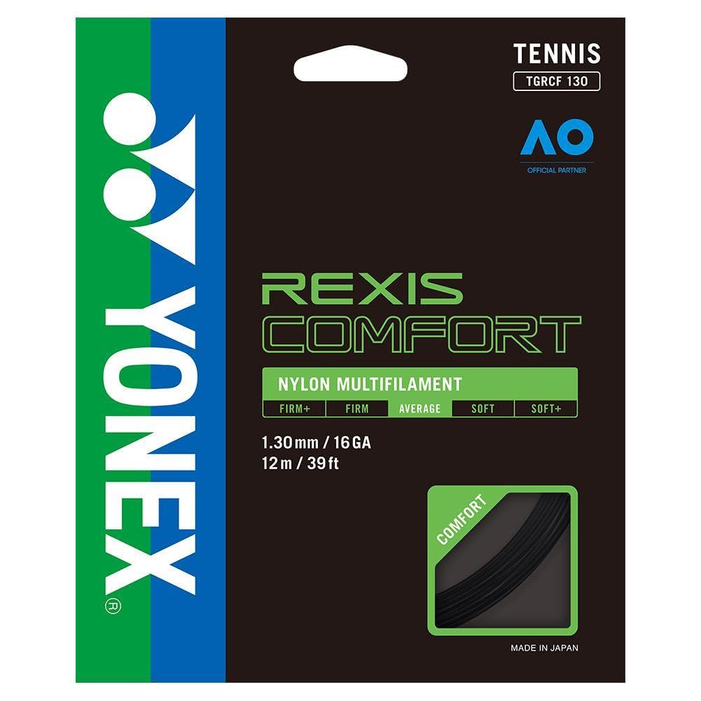 YONEX Rexis Comfort 16g (1.30mm) - Black - Tennis String