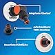 MaJoCompTec® WATERTWIN Tankadapter Wasserfilter Zähler Set | Wohnmobil Wasser Tankdeckel Zubehör | Einfüllstutzen Adapter kompatibel mit Gardena | Typ 3-Pin D:78 (FLEX-Set)