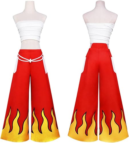 Miniatura 4 de Weixu Disfraz de cosplay de Erza Scarlet de anime de cola de hada, disfraz de lucha de Halloween, uniforme para mujer