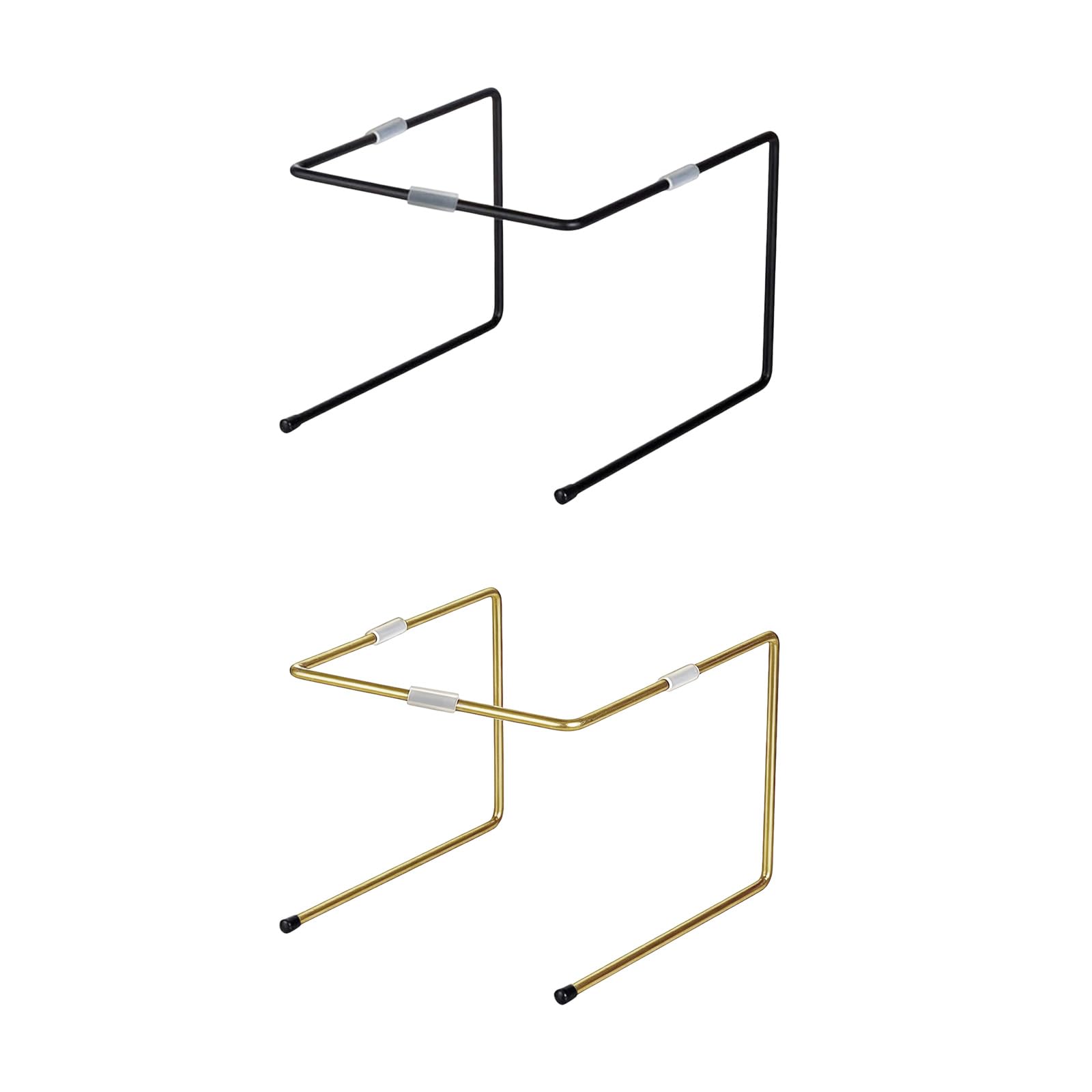 PANGBOER Set di 4 vassoi pieghevoli per pizza, supporto per piatti da pizza con base robusta, accessori per utensili da forno a casa