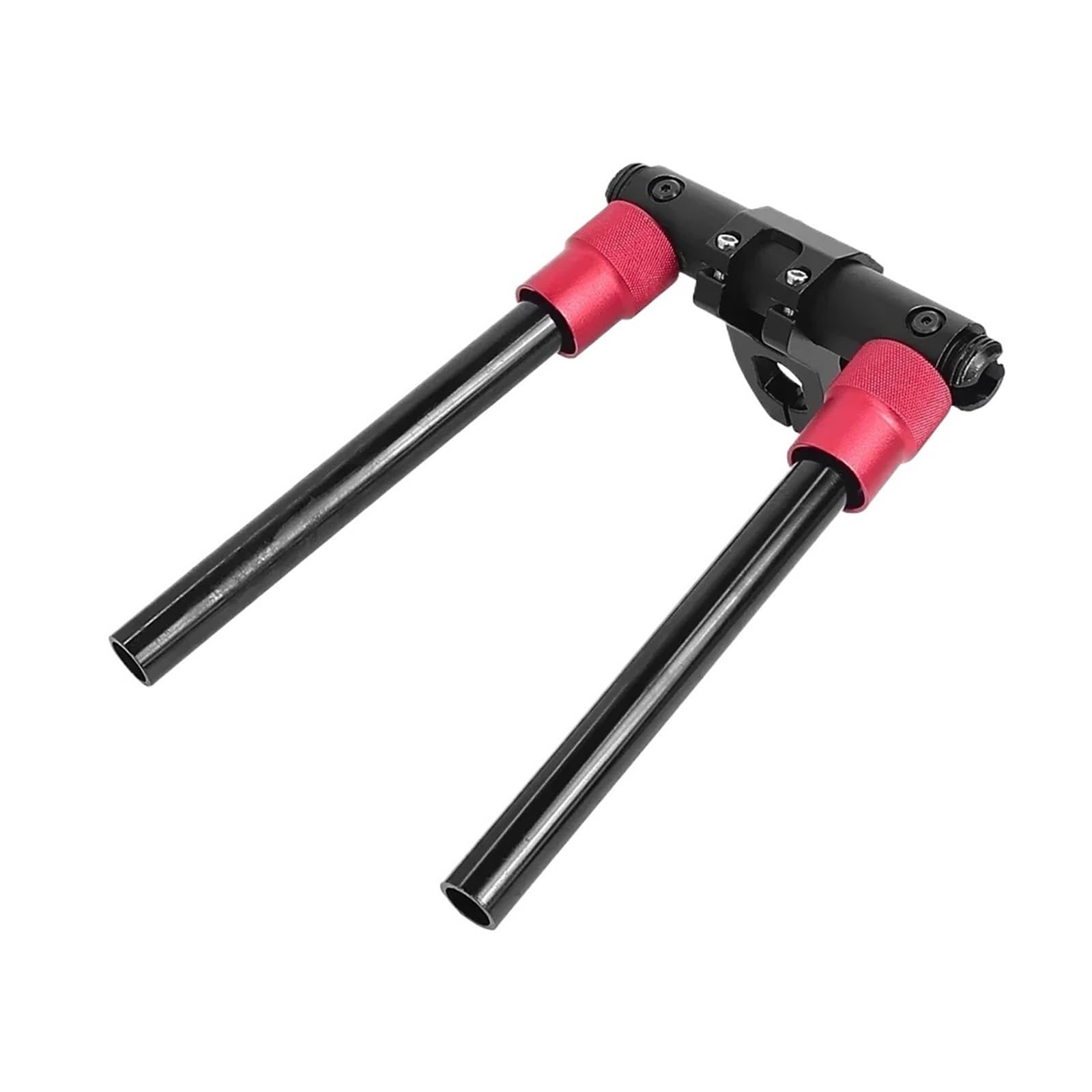Kit de poignée Avant Pliante, Compatible avec la Boucle de Barre de poignée Pliante de Scooter électrique KUGOO M4, Accessoires de Remplacement Assortis(Black Red kit)