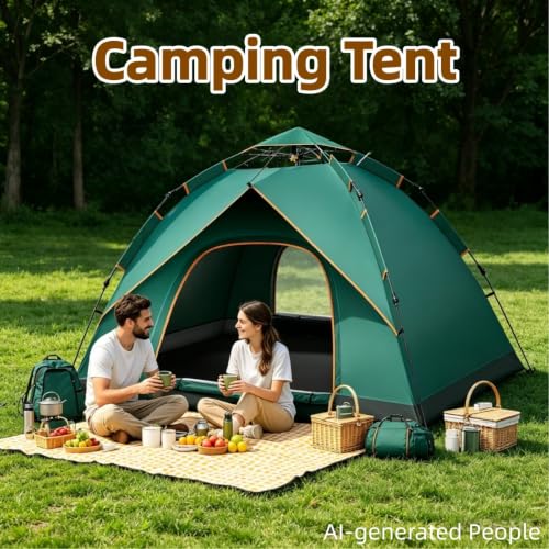 Carpa Pop Up para Camping, 2 Personas, Fácil de Transportar miniatura 2