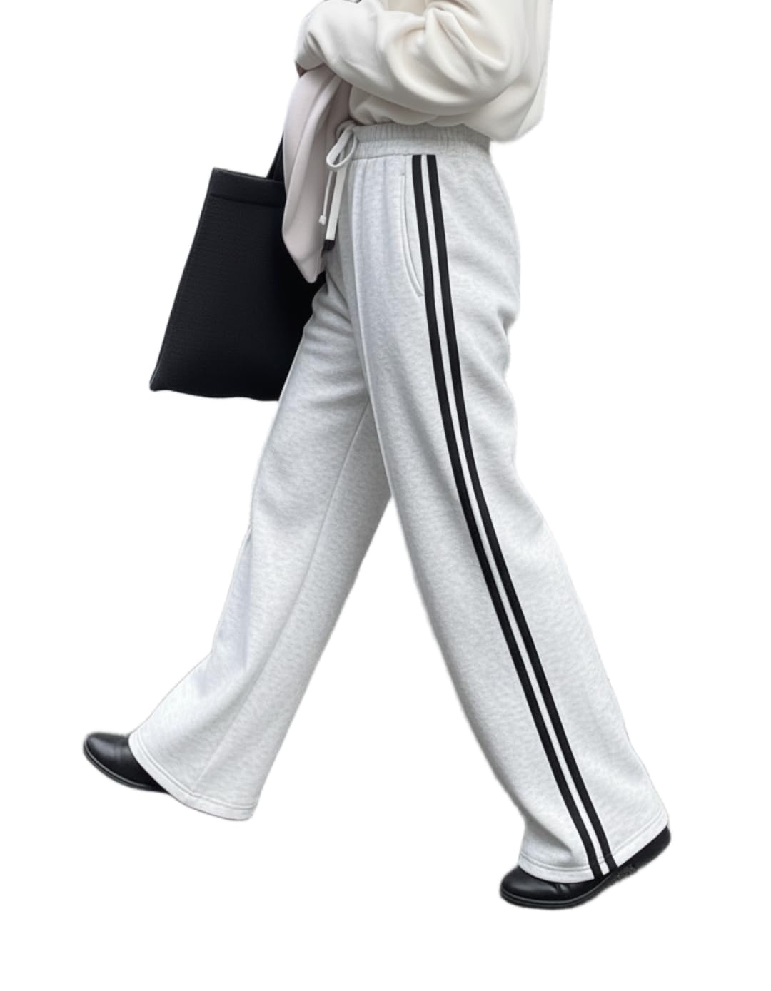 dockstreet Track Pant for Women || Baggy Fit || Track Pants || Full Elastic Jogger Track Pant ||-picture-53