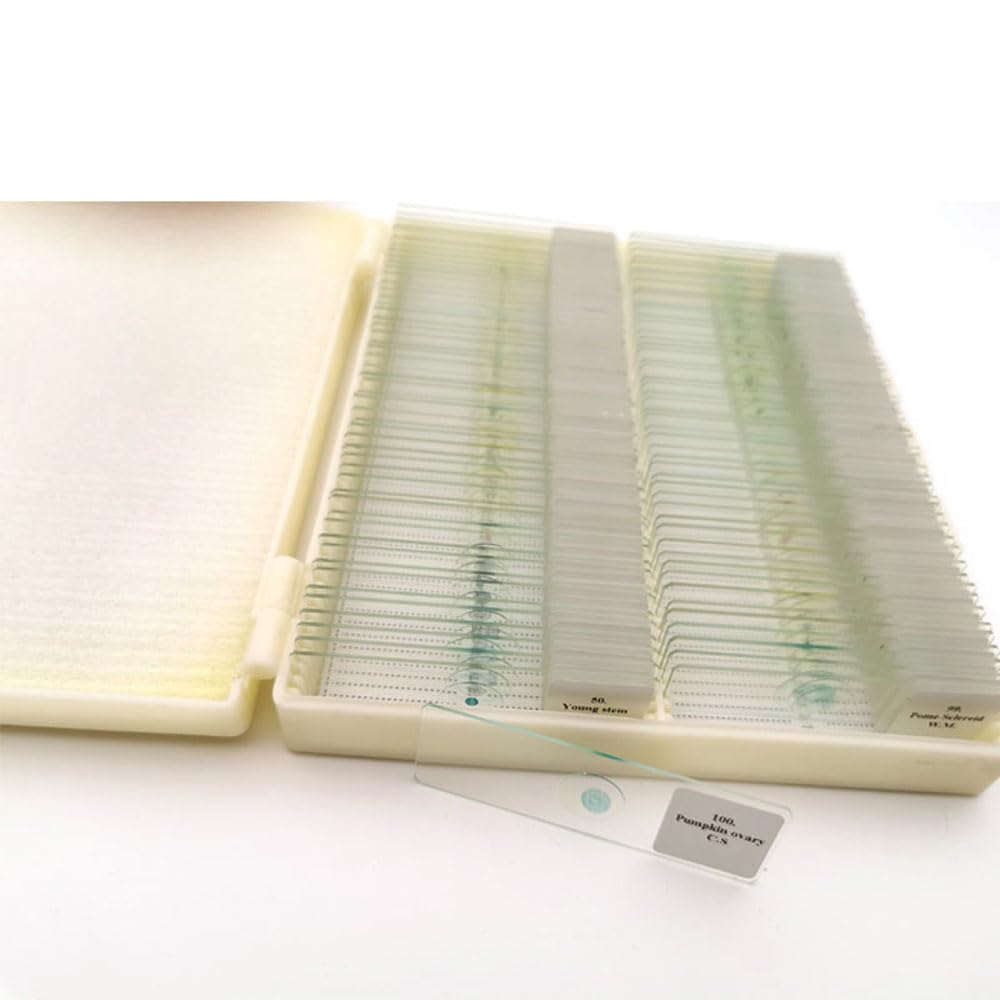 Educational Equipment 100 Items Botany kit Botany Prepared Slides