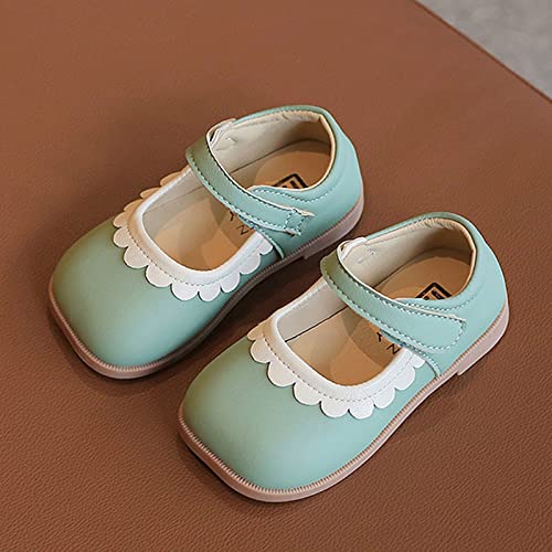 Shoes for Kids Girls Boots Cute Flat Solid Color Lace Hook Loop Casual Comfortable2