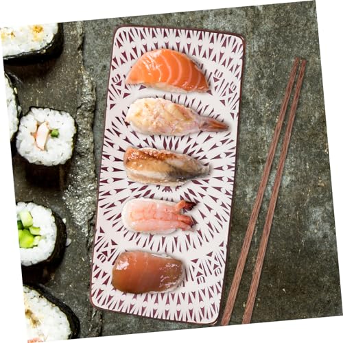 Set de 2 platos decorativos para sushi estilo japonés miniatura 4