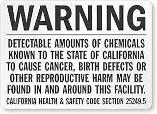"California Prop 65 Warning" Sign By SmartSign | 10" x 14" Plastic
