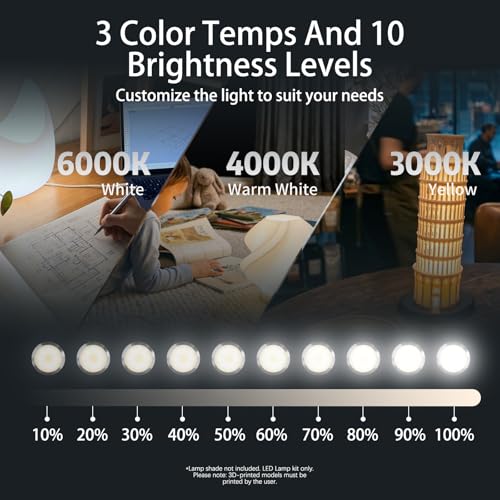 Image of LED Lamp Kit 001 with Charger for Bambu Lab 3D Printer Parts
