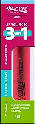 Max Love Gloss Labial Lip Volumoso 3 em 1 Cor 301 - Rosado