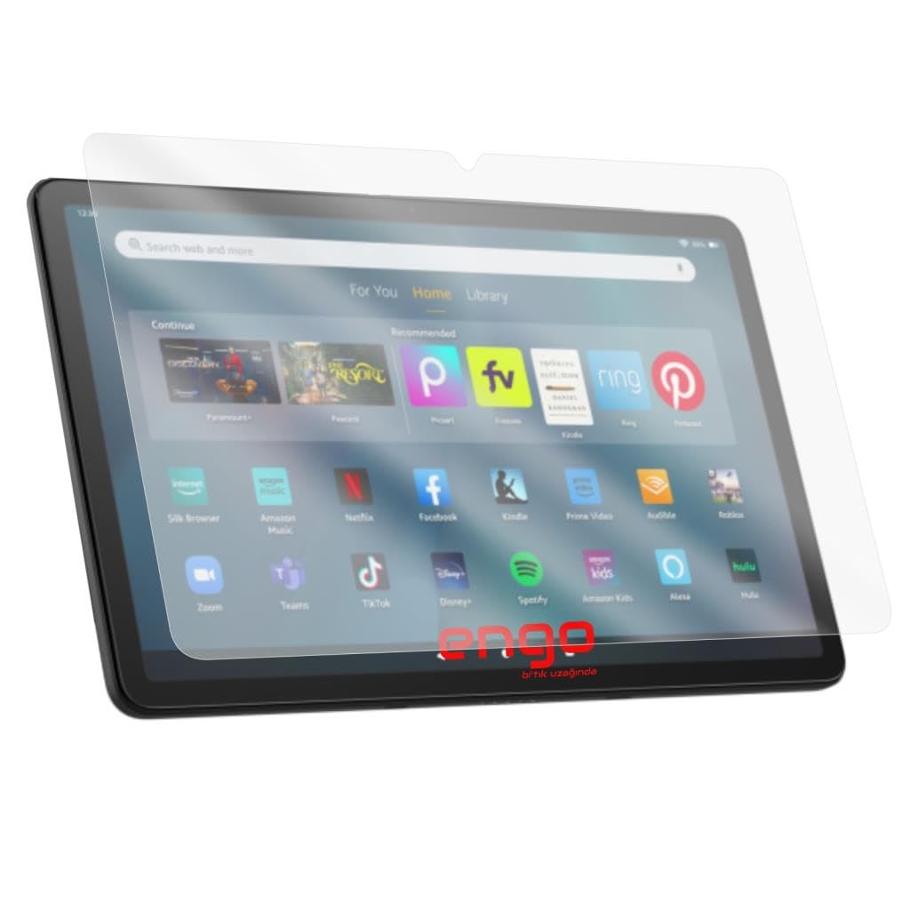 Engo Amazon Fire Max 11 11 İnç İle Uyumlu Paperfeel Ekran Koruyucu Kağıt Hissi Veren Dokulu Mat Yüzey, Tablet Kalem Kullanımı, Not Alma Ve Çizim İçin