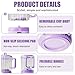 Underwear Washing Machine, Upgrade 2.5L Mini Portable Washing Machine, Mini Washer Deep Cleans Small Clothes for Apartment, Dorm, RV, Travel & Hotel Use (Purple)