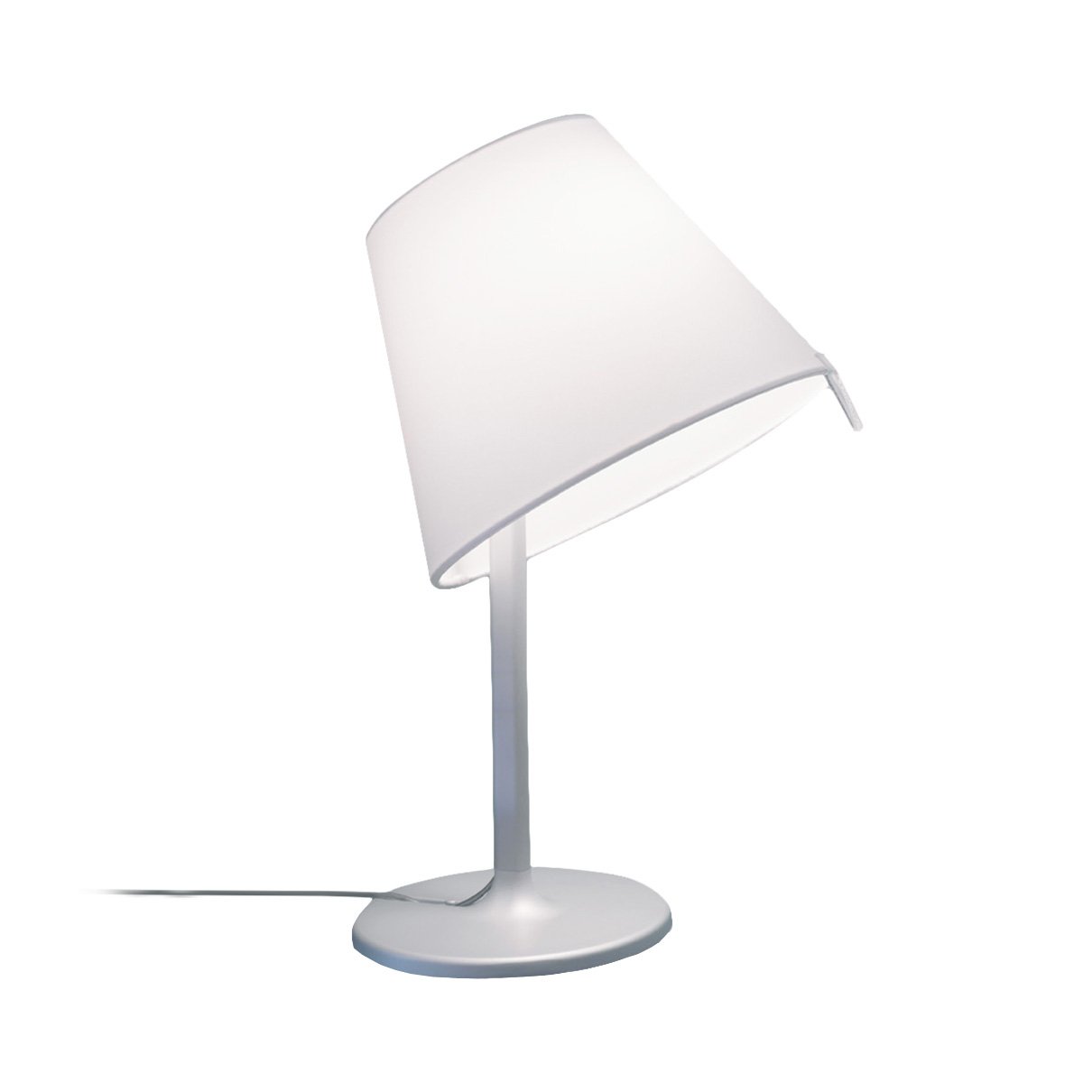 Artemide Melampo notte, E27, Alluminio, Grigio