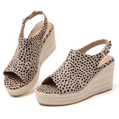 Image of Tilocow Womens Wedge Espadrilles Sandals for Summer