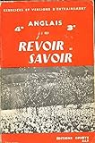 tout savoir 3eme 2018  ANGLAIS. REVOIR ET SAVOIR. 4E. 3E. EXERCICES ET VERSIONS D\'ENTRAINEMENT