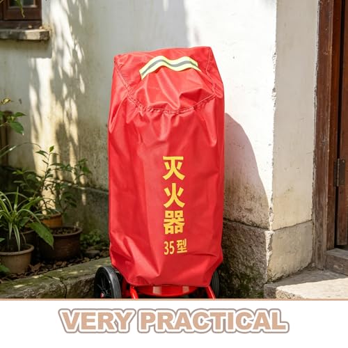 Funda protectora para extintor impermeable de tela Oxford resistente exterior 7