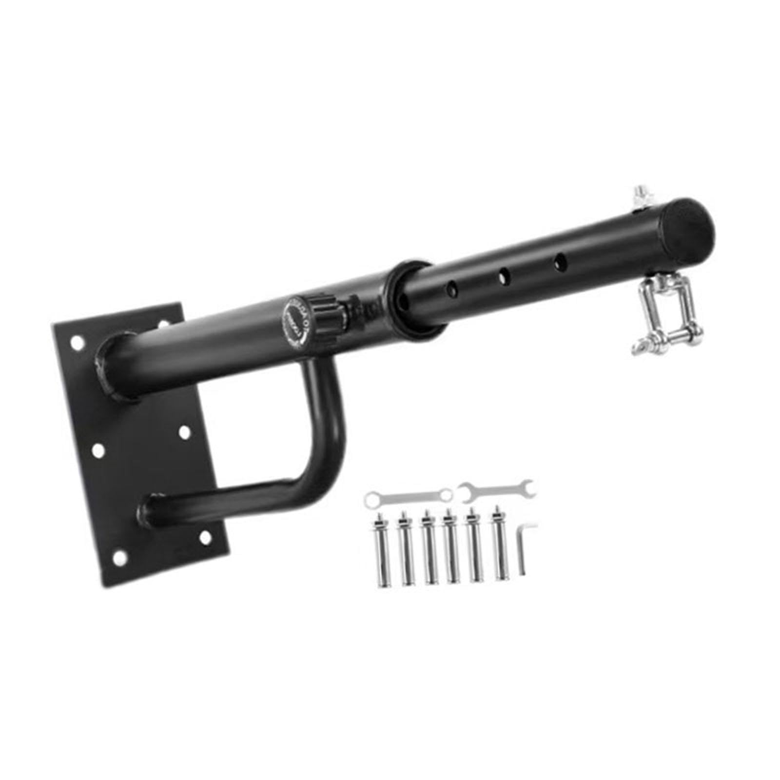 Punch Bag Bracket Retractable Supplies Hanger Rack for Fitness Boxing Garage-image-38