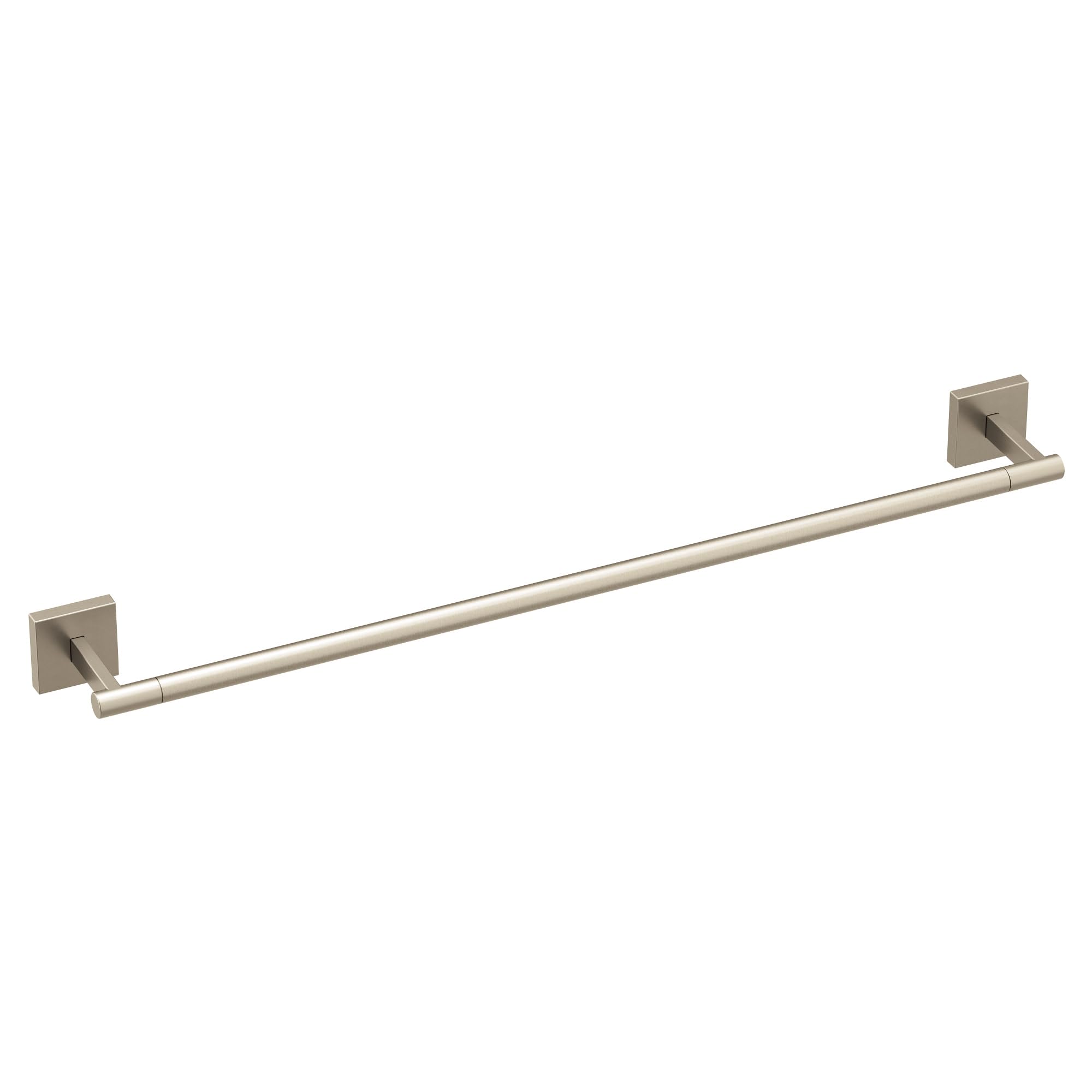 Barre de bain 24" fini nickel brossé pour en finir avec les serviettes humides