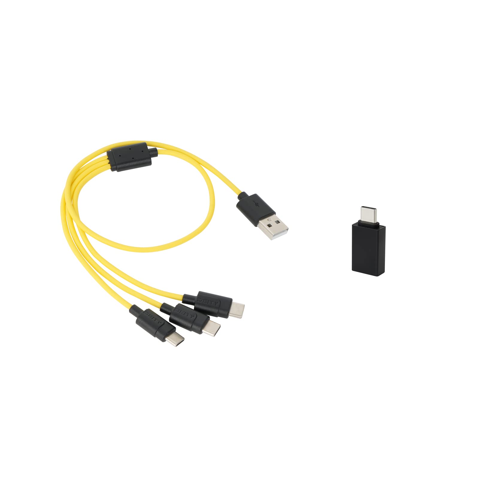 Deity TC-1 KIT Generatore di codici temporali wireless 2.4G Radio Bluetooth 5.0 Supporto APP Control Timecode Box con DSLR Cold Shoe Mount per riprese video Riprese Film (KIT 3 PZ)