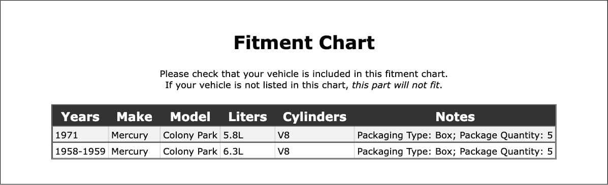 Clutch Pilot Bushing Compatible With Mercury Colony Park 1971 1959 1958 P-3685743