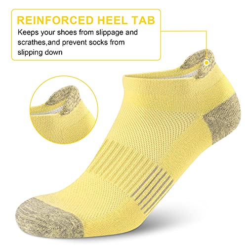 Image of Ankle Socks Womens Athletic Running Comfort Cushioned 3 /5 /6Pairs