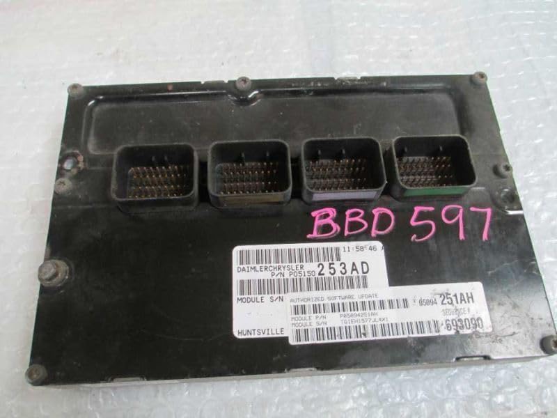 Engine ECM Control Module 4.0L Fits 08-09 Caravan P05094251AH 05094251AH