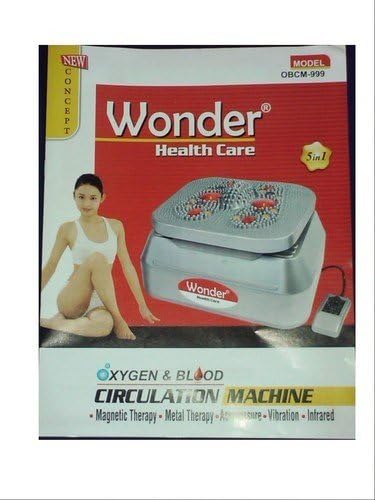 Acupressure Health Care System Whole_Body Wonder 5 In 1 Oxygen And Blood Circulation Machine Handheld Massager, Grey