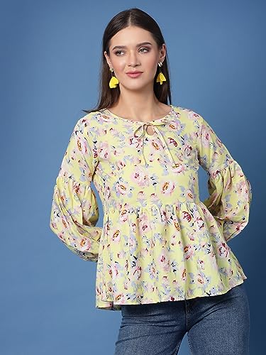 Image of OOMPH! Women's Floral Relaxed Fit Tunic Shirt