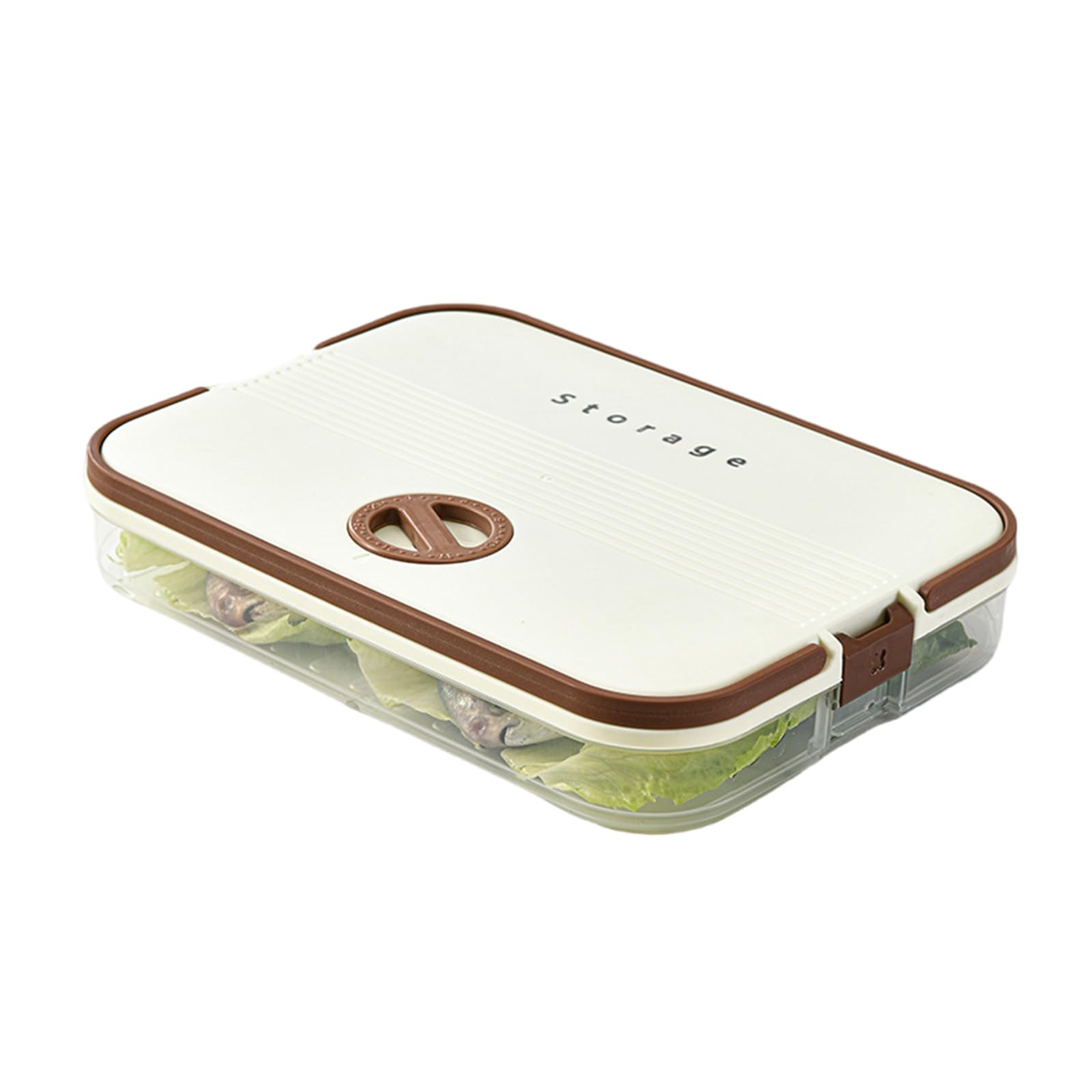 Jazuaiao Clear Dumpling and Wonton Storage Box Stackable Freezer Container with Divided Compartments for Easy Organization Stackable Food Organizers