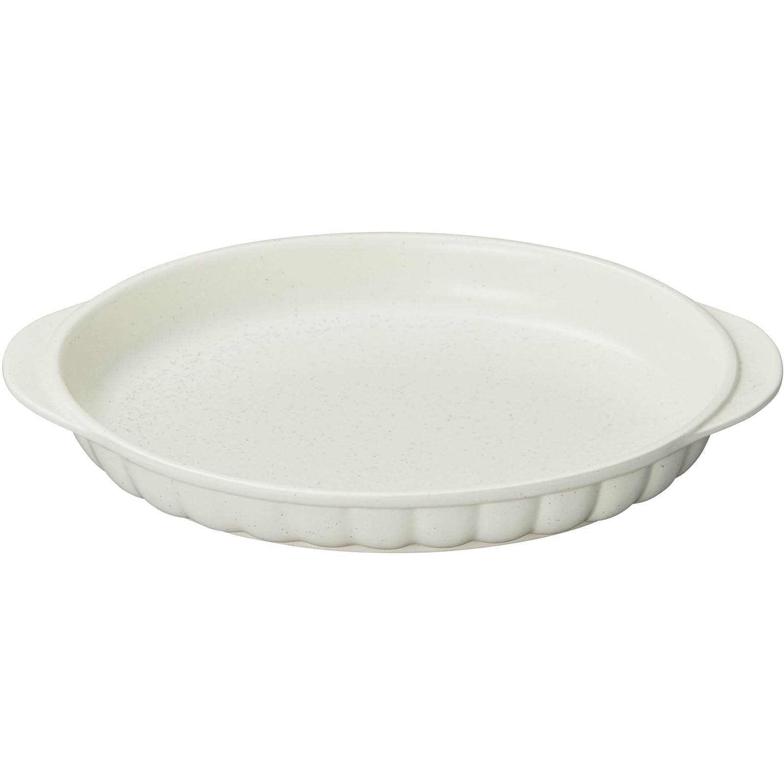 Banko Ware 19058 Oven-Safe Family Au Gratin Dish, Large, Semi-White, 11.4 x 8.1 x Height 1.6 inches (29 x 20.5 x 4 cm), Ceramic, Microwave Safe, Dishwasher Safe, Made in Japan