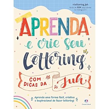 Capa do livro Aprenda e crie seu lettering com dicas da Juh
