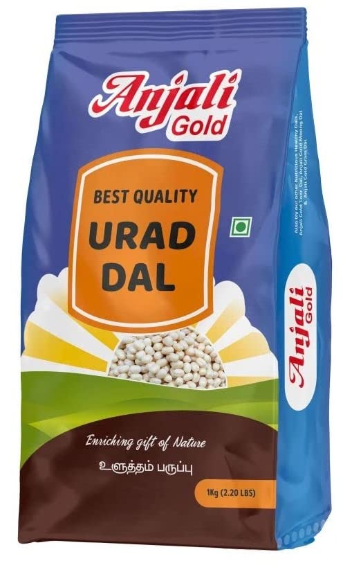 Anjali Gold Premium Urad Dal Whole, Rich in Protein | No Cholesterol | No Additives - 1 kg (B0CXDDQJD2) Amazon Price History, Amazon Price Tracker