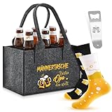 Photo Gallery satinior regali di birra per nonno 24 x 15 x 15 cm borsa da uomo in feltro extra spesso con 6 scomparti e calzini divertenti apribottiglie portabottiglie per compleanno festa uomini signori Photo Gallery satinior regali di birra per nonno 24 x 15 x 15 cm borsa da uomo in feltro extra spesso con 6 scomparti e calzini divertenti apribottiglie portabottiglie per compleanno festa uomini signori