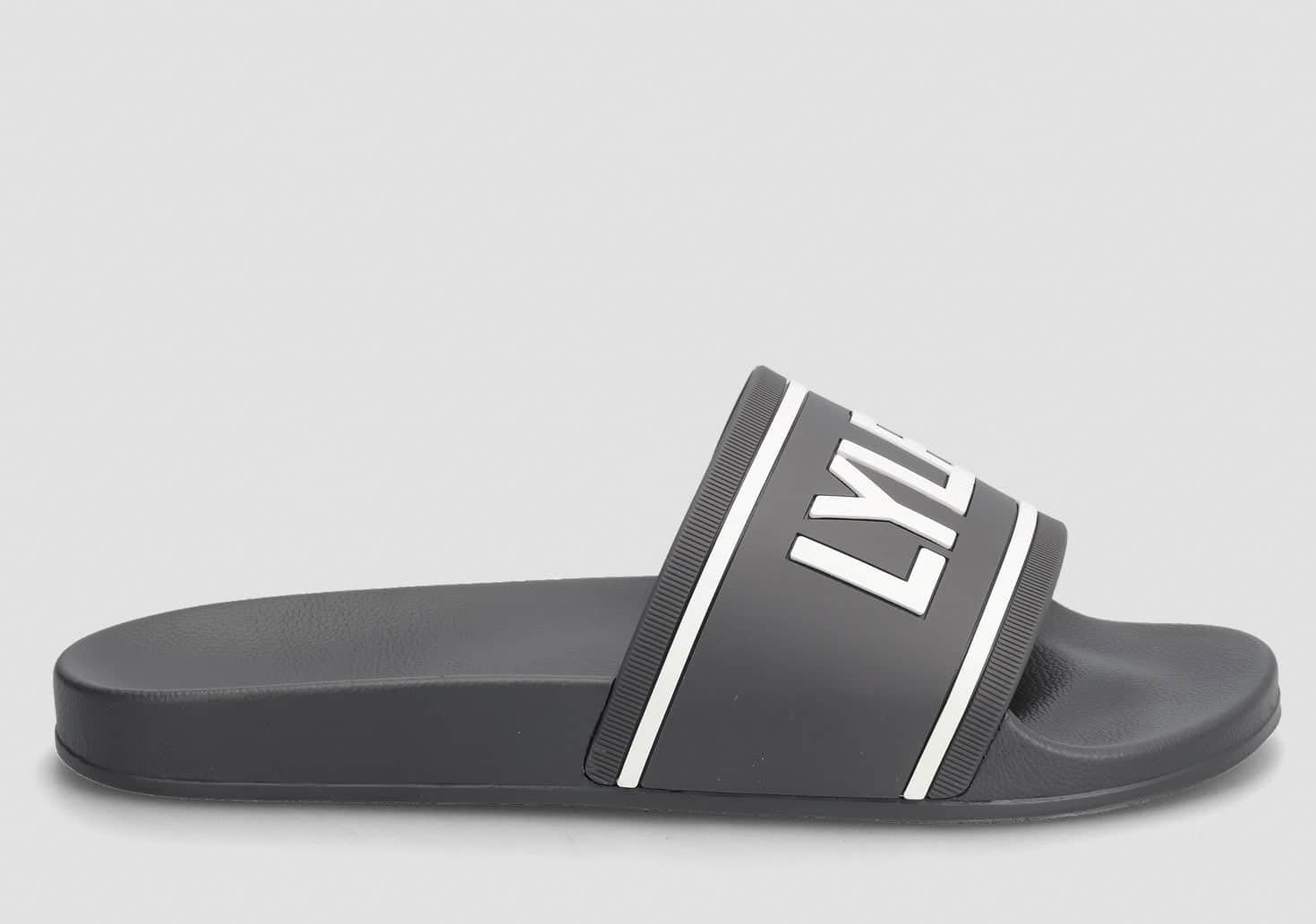 Lyle & Scott Męskie suwaki szary brąz