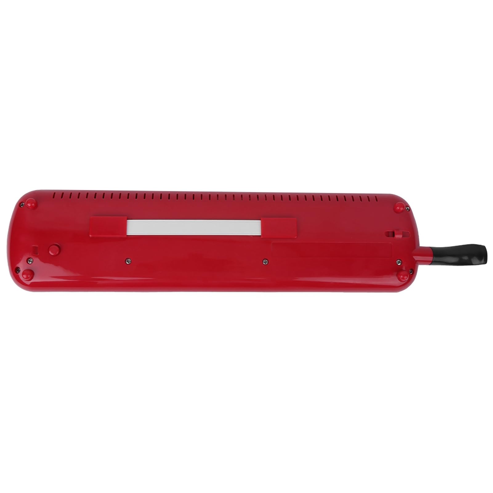 Melodica a 32 tasti strumento musicale a fiato, melodica blu per principianti con borsa di trasporto, design ergonomico per un gioco facile, corpo in resina con base in ottone e an (Rossa)