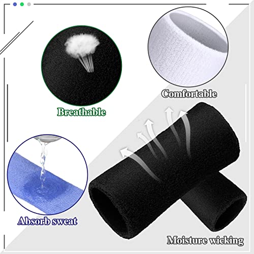 Pulseiras esportivas longas de 15,2 cm Faixa de transpiração Elásticas para Ginástica Tênis Atividad