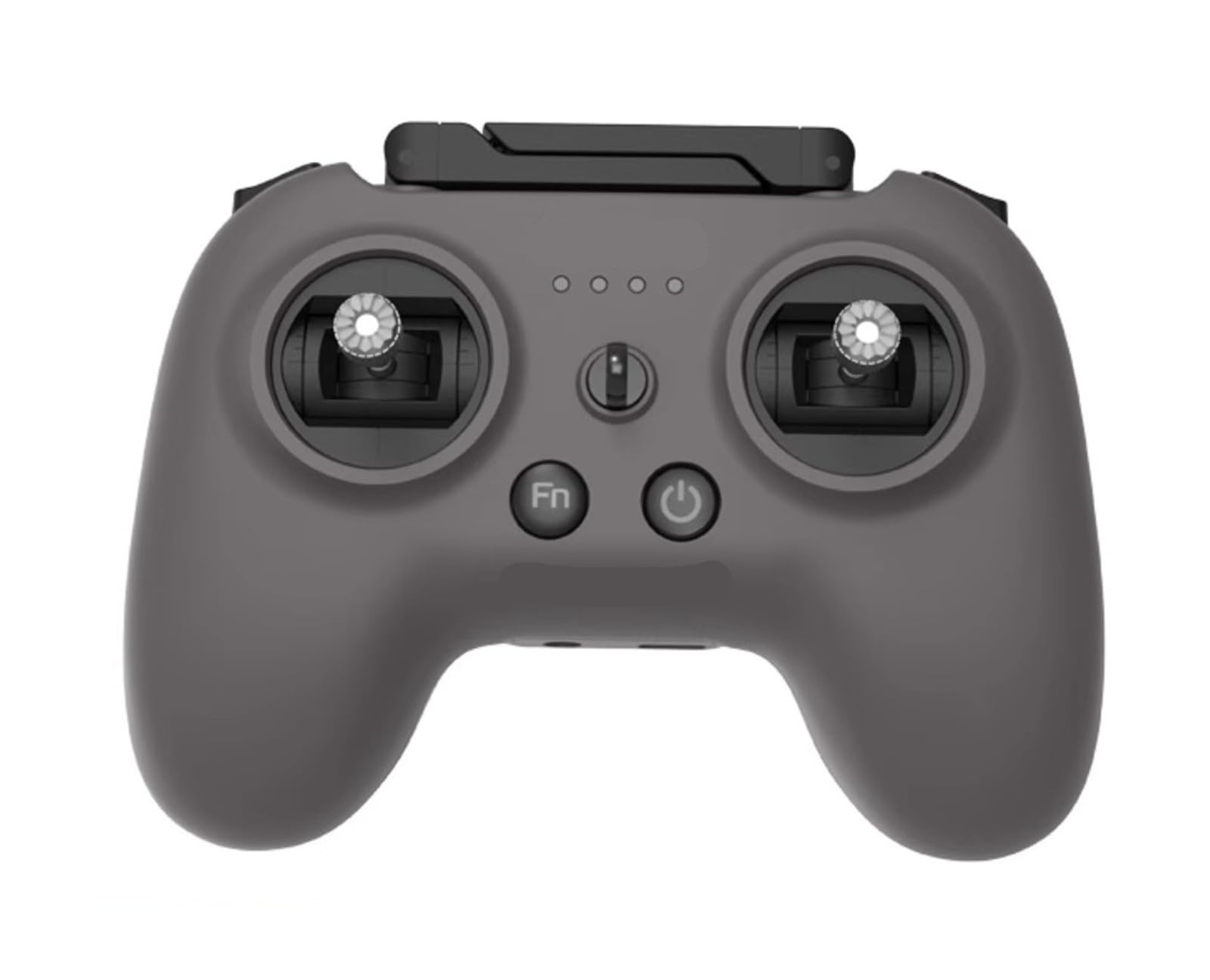 Compatibile con il simulatore di volo DJI: telecomando for drone da corsa APEX ELRS 2.4G(Packaged in Bag,Gray)
