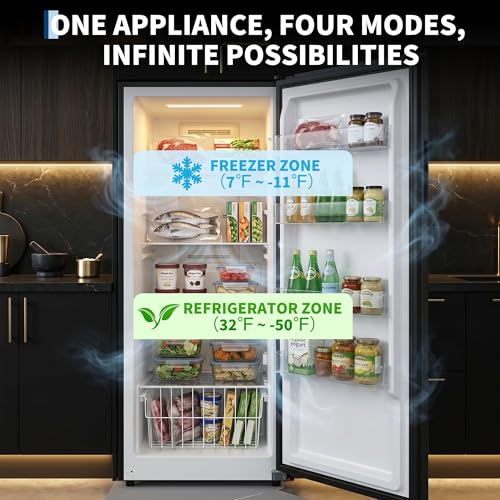Image of Garvee 17 Cu.ft Upright Freezer, Single Door Stand Up Freeze