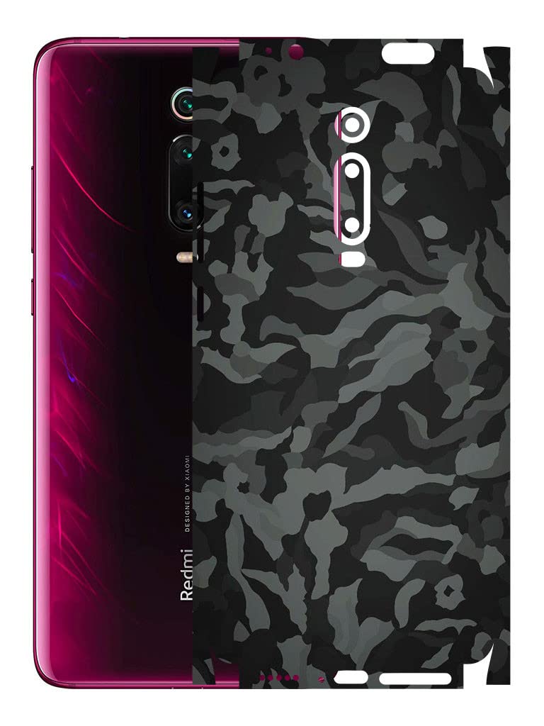 AtOdds - Compatible for Xiaomi/Mi K20 Pro Mobile Back Skin Rear Screen Guard Protector Film Wrap with Camera Protector (Coverage - Back+Camera+Sides) (Black Camoflage) (B0B9HXJ66K) Amazon Price History, Amazon Price Tracker