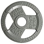 Cast Iron Plate Weight Plate for Strength Training and Weightlifting, 2-Inch Center, 10LB (Single) - Image 2