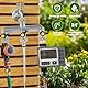 GEDEGOOK 3-Wege Wasserhahn Wasserverteiler, Verteiler Wasser 3/4 Zoll Wasseranschluss Verteiler, Gartenschlauch mit 3/4 Adapter, Kugelhahn zum Einstellen und Absperren des Wasserflusses